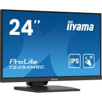 iiyama ProLite T2454MSC-B2AG Monitor PC 60,5 cm (23.8") 1920 x 1080 Pixel Full HD LED Touch screen Multi utente Nero