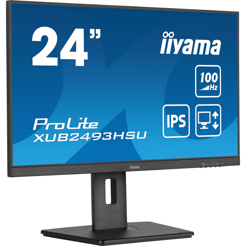 iiyama XUB2493HSU-B7 Monitor PC 60,5 cm (23.8") 1920 x 1080 Pixel Full HD LED Nero