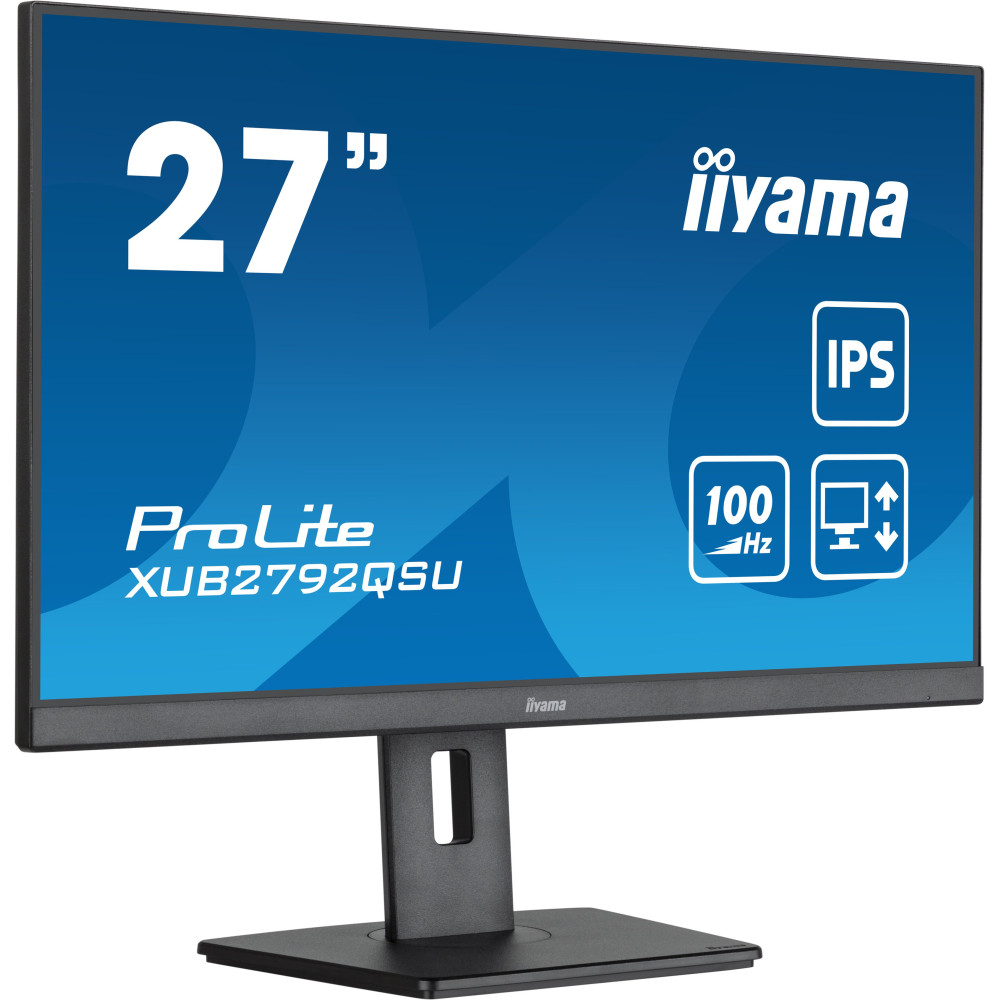 iiyama ProLite XUB2792QSU-B6 Monitor PC 68,6 cm (27") 2560 x 1440 Pixel Quad HD LED Nero