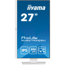 iiyama ProLite XUB2792QSU-W6 Monitor PC 68,6 cm (27") 2560 x 1440 Pixel Quad HD LED Bianco