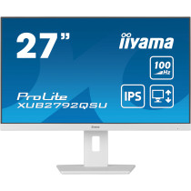 iiyama ProLite XUB2792QSU-W6 Monitor PC 68,6 cm (27") 2560 x 1440 Pixel Quad HD LED Bianco