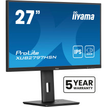 iiyama ProLite XUB2797HSN-B2 Monitor PC 68,6 cm (27") 1920 x 1080 Pixel Full HD LED Nero
