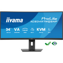iiyama ProLite XCB3497WQSNP-B1 Monitor PC 86,4 cm (34") 3440 x 1440 Pixel UltraWide Quad HD LED Nero