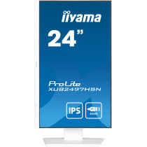 iiyama ProLite XUB2497HSN-W1 Monitor PC 60,5 cm (23.8") 1920 x 1080 Pixel Full HD LED Bianco