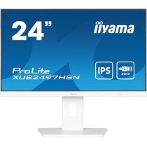 iiyama ProLite XUB2497HSN-W1 Monitor PC 60,5 cm (23.8") 1920 x 1080 Pixel Full HD LED Bianco