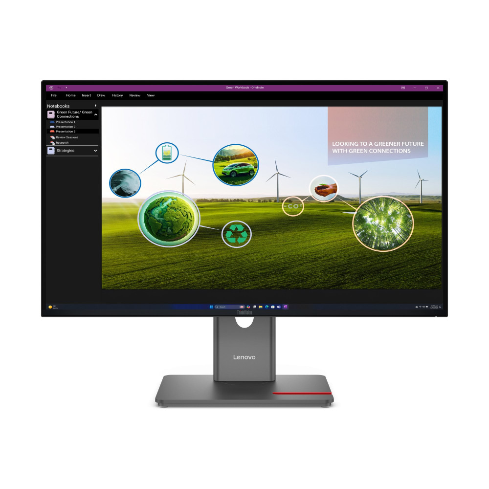 Lenovo ThinkVision P27Q-40 LED display 68,6 cm (27") 2560 x 1440 Pixel Quad HD Nero