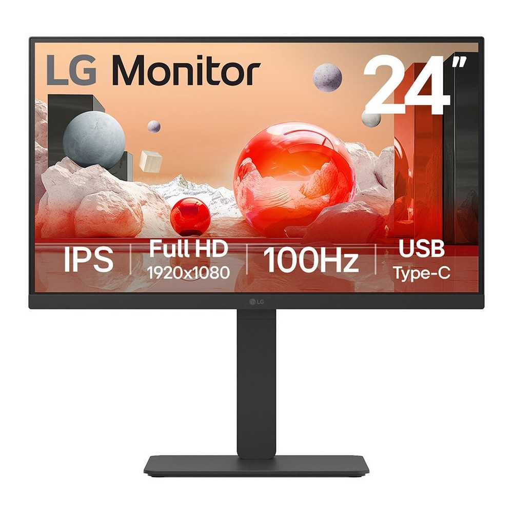 LG 24BA650 LED display 60,5 cm (23.8") 1920 x 1080 Pixel Full HD Nero