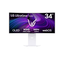 LG 34GX90SA-W Monitor PC 86,4 cm (34") 3440 x 1440 Pixel Wide Quad HD OLED Bianco