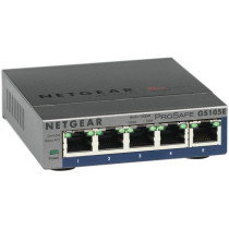 NETGEAR GS105E-200PES switch di rete Gestito L2/L3 Gigabit Ethernet (10/100/1000) Grigio