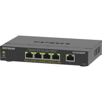 NETGEAR 5-Port Gigabit Ethernet High-Power PoE+ Plus Switch (GS305EPP) Gestito L2/L3 Gigabit Ethernet (10/100/1000) Supporto Pow