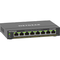NETGEAR 8-Port Gigabit Ethernet PoE+ Plus Switch (GS308EP) Gestito L2/L3 Gigabit Ethernet (10/100/1000) Supporto Power over Ethe