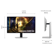 Samsung Monitor Gaming Odyssey OLED G6 - G61SD da 27''