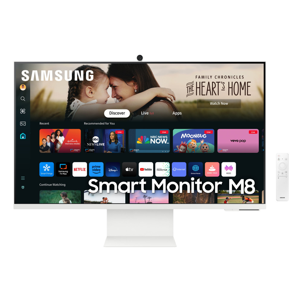 Samsung M80D Monitor PC 81,3 cm (32") 3840 x 2160 Pixel 4K Ultra HD LED Bianco