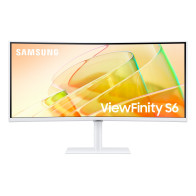Samsung S65TC Monitor PC 86,4 cm (34") 3440 x 1440 Pixel UltraWide Quad HD LED Bianco