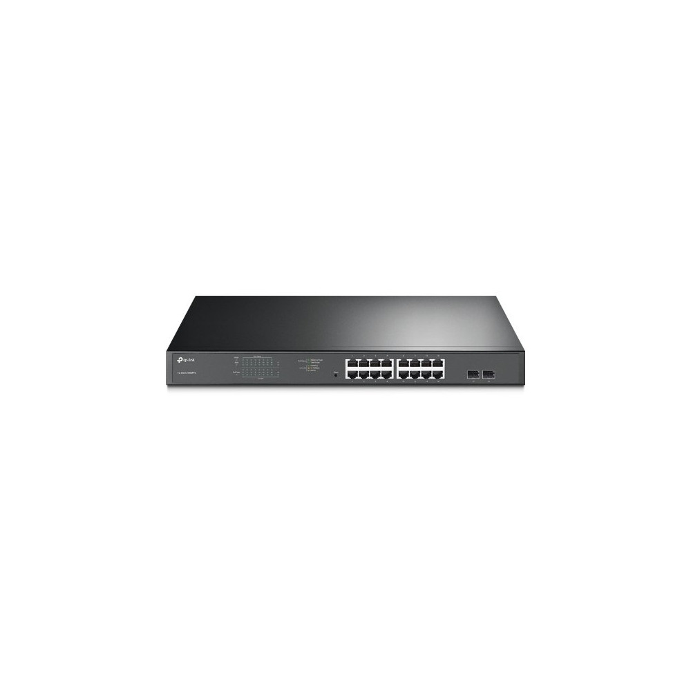 TP-Link TL-SG1218MPE Gestito L2 Gigabit Ethernet (10/100/1000) Supporto Power over Ethernet (PoE) 1U Nero