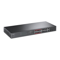 TP-Link TL-SL1218MP switch di rete Non gestito Fast Ethernet (10/100) Supporto Power over Ethernet (PoE) Nero