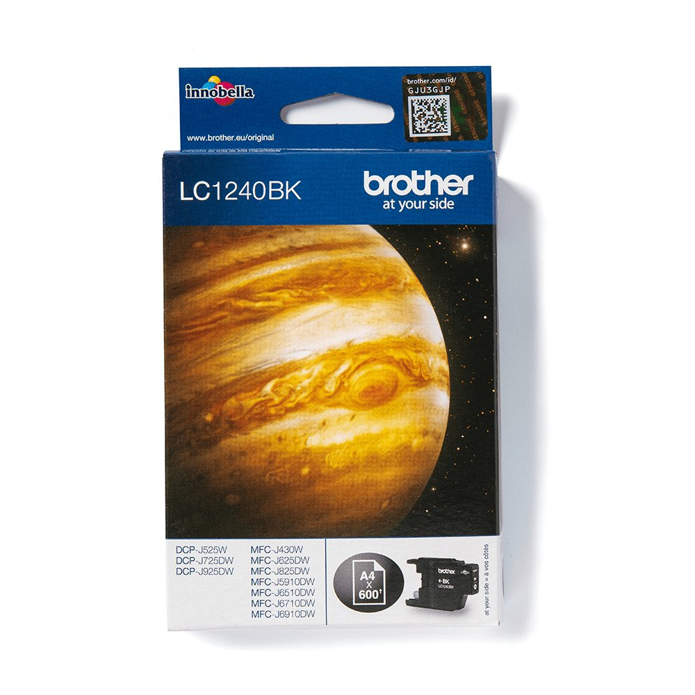 Brother LC1240BK cartuccia d'inchiostro 1 pz Originale Nero