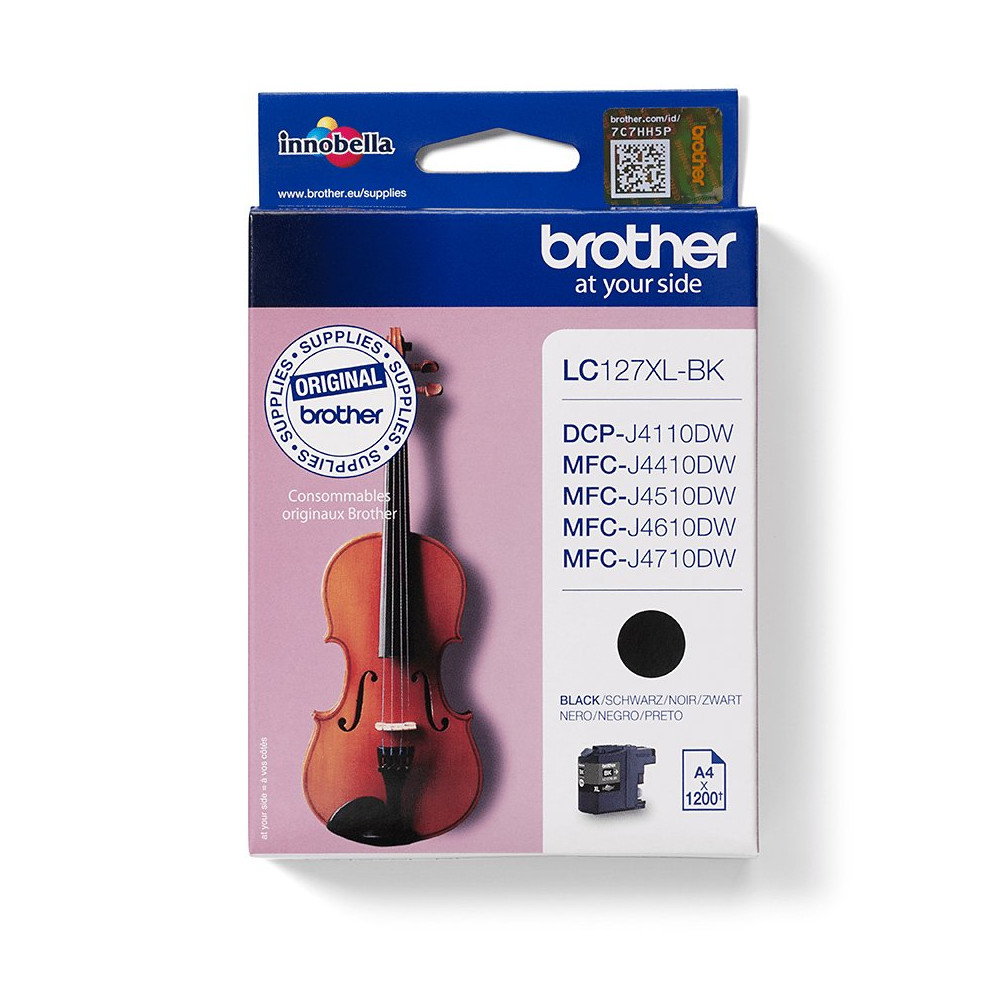 Brother LC127XLBK cartuccia d'inchiostro 1 pz Originale Nero