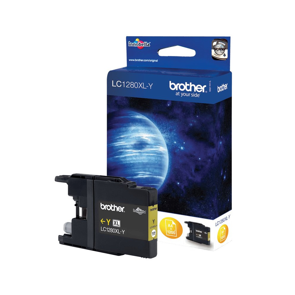 Brother LC1280XLY cartuccia d'inchiostro 1 pz Originale Giallo