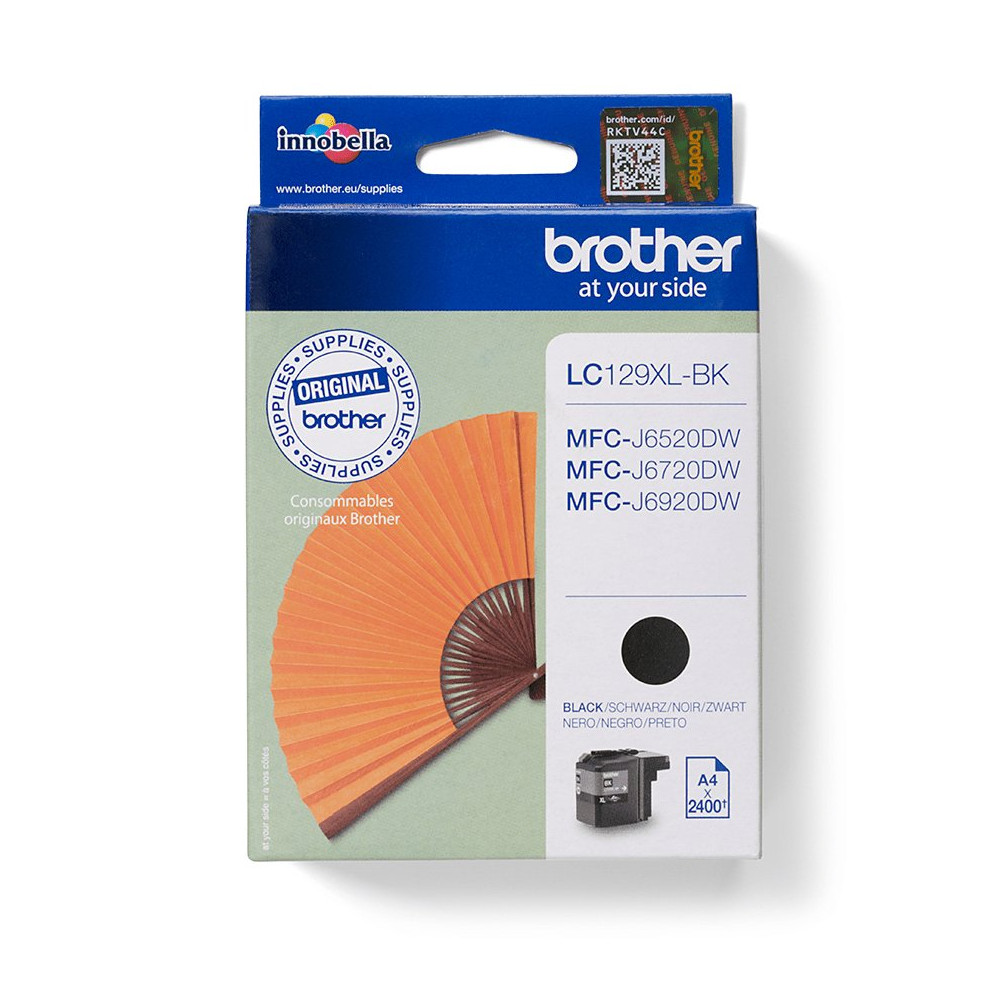 Brother LC129XLBK cartuccia d'inchiostro 1 pz Originale Resa elevata (XL) Nero