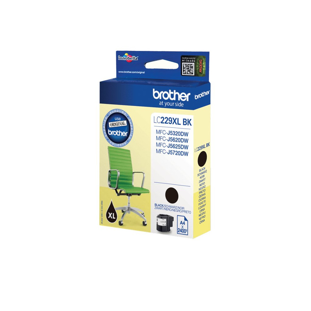 Brother LC229XLBKBP cartuccia d'inchiostro 1 pz Originale Nero
