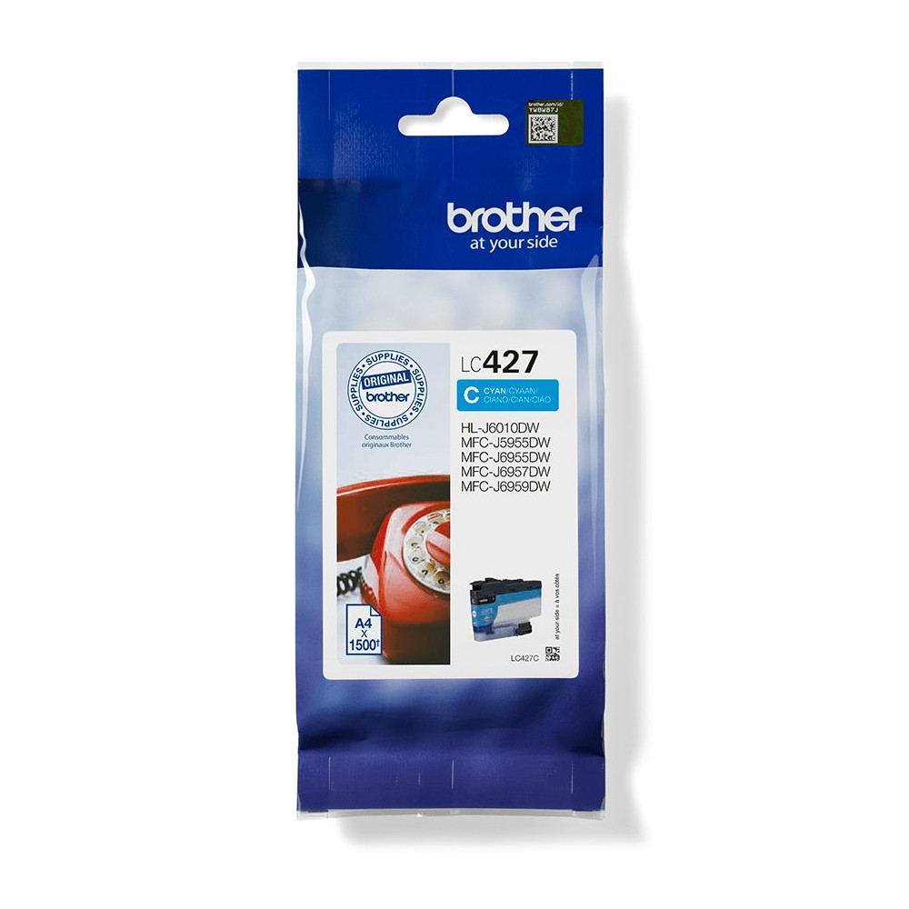 Brother LC427C cartuccia d'inchiostro 1 pz Originale Ciano