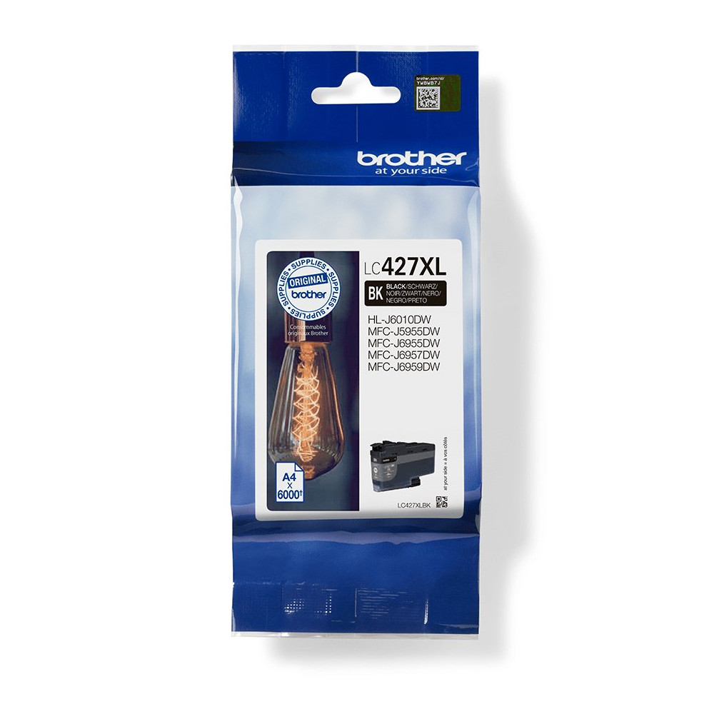 Brother LC427XLBK cartuccia d'inchiostro 1 pz Originale Nero