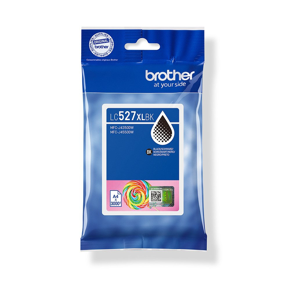 Brother LC527XLBK cartuccia d'inchiostro 1 pz Originale Resa elevata (XL) Nero