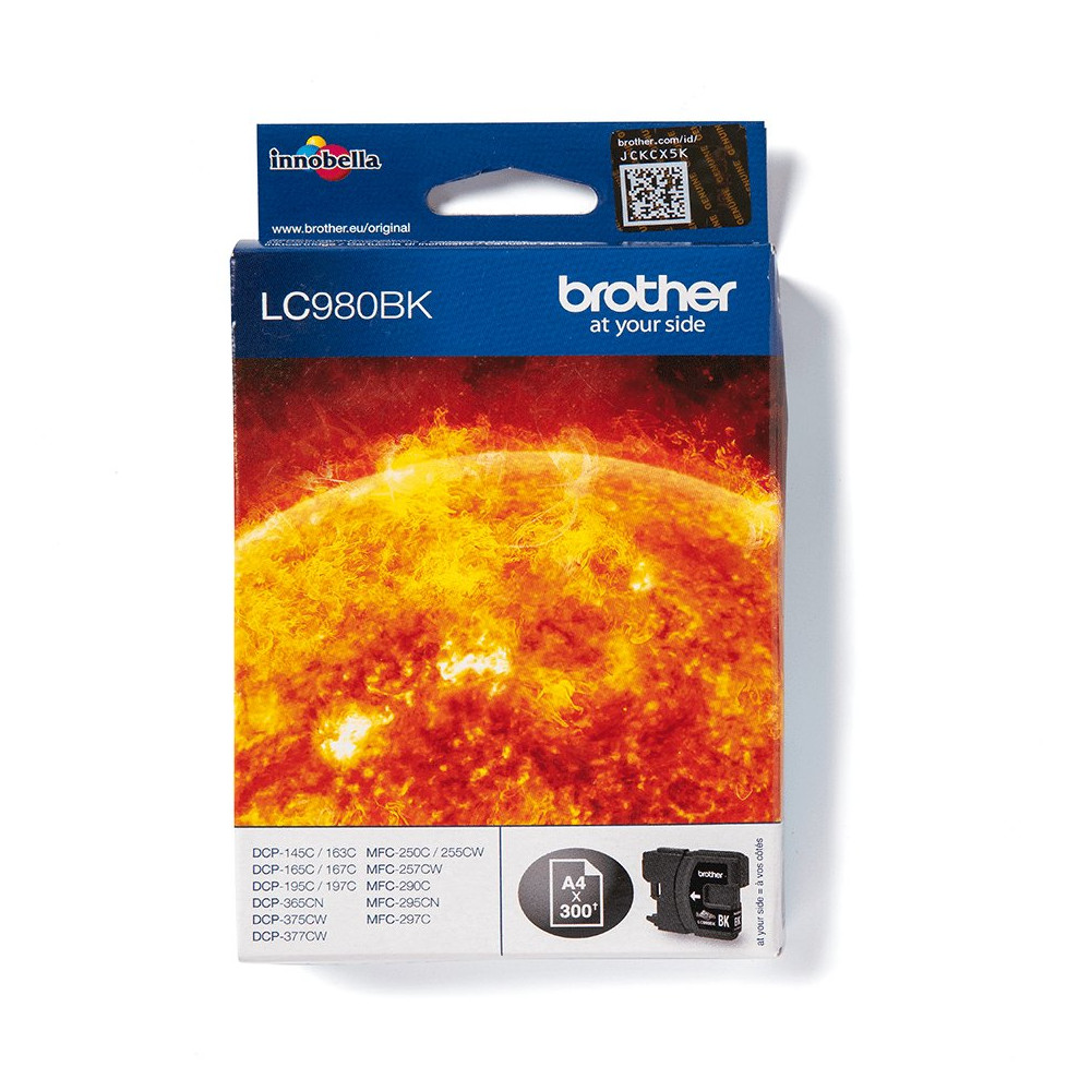 Brother LC980BK cartuccia d'inchiostro 1 pz Originale Nero