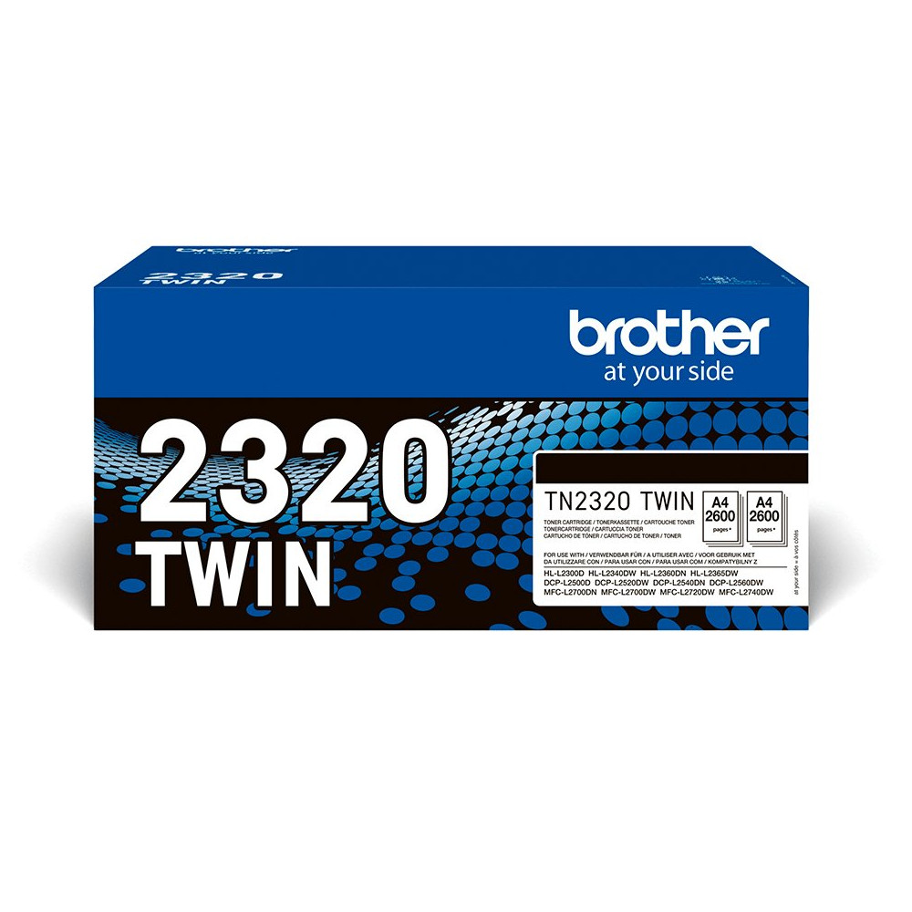 Brother TN-2320TWIN cartuccia toner 1 pz Originale Nero