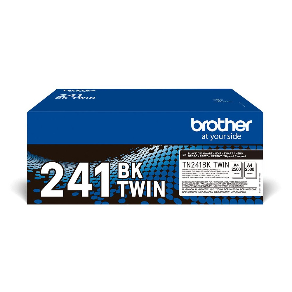 Brother TN-241BKTWIN cartuccia toner 2 pz Originale Nero