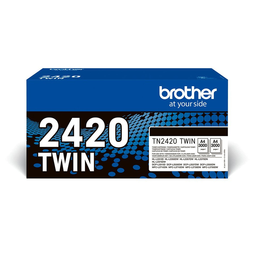Brother TN-2420TWIN cartuccia toner 2 pz Originale