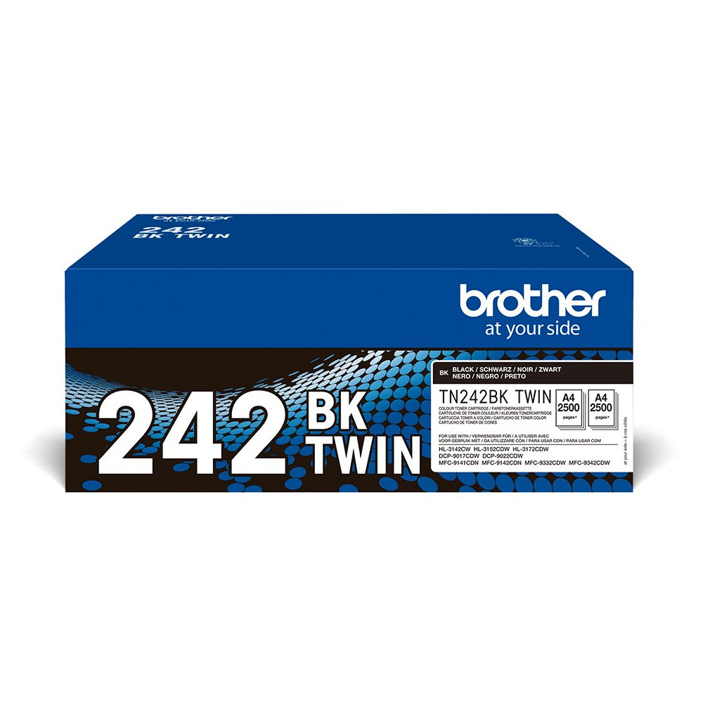 Brother TN-242BKTWIN cartuccia toner 2 pz Originale Nero