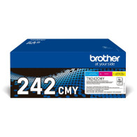 Brother TN-242CMY cartuccia toner 1 pz Originale Ciano, Magenta, Giallo