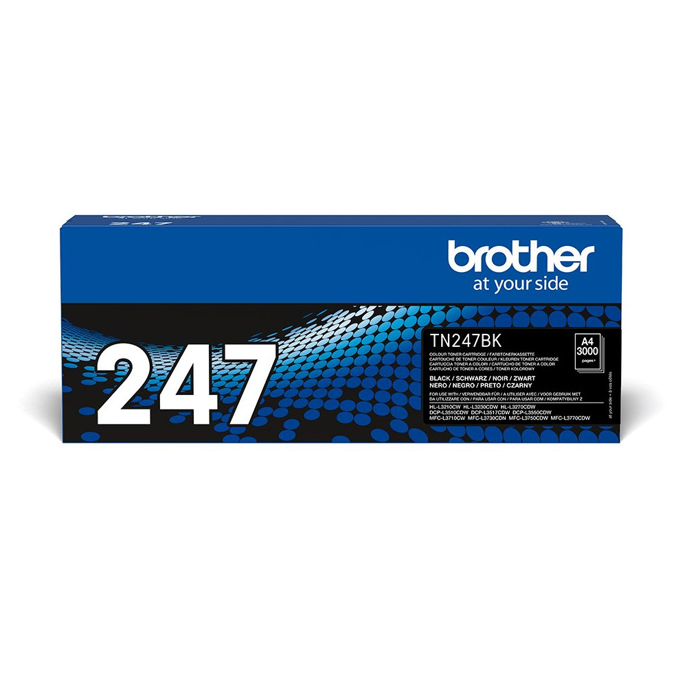 Brother TN-247BK cartuccia toner 1 pz Originale Nero