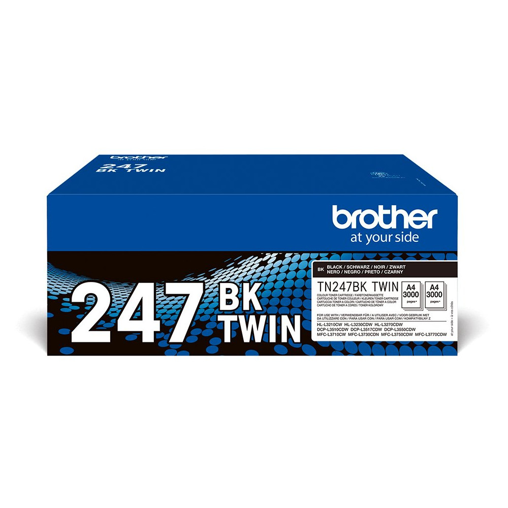 Brother TN-247BKTWIN cartuccia toner 2 pz Originale Nero