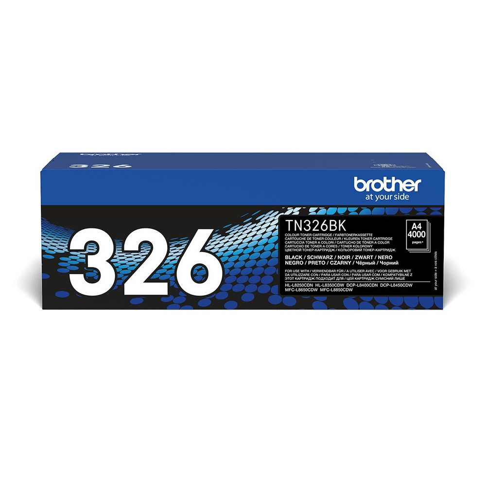 Brother TN-326BK cartuccia toner 1 pz Originale Nero
