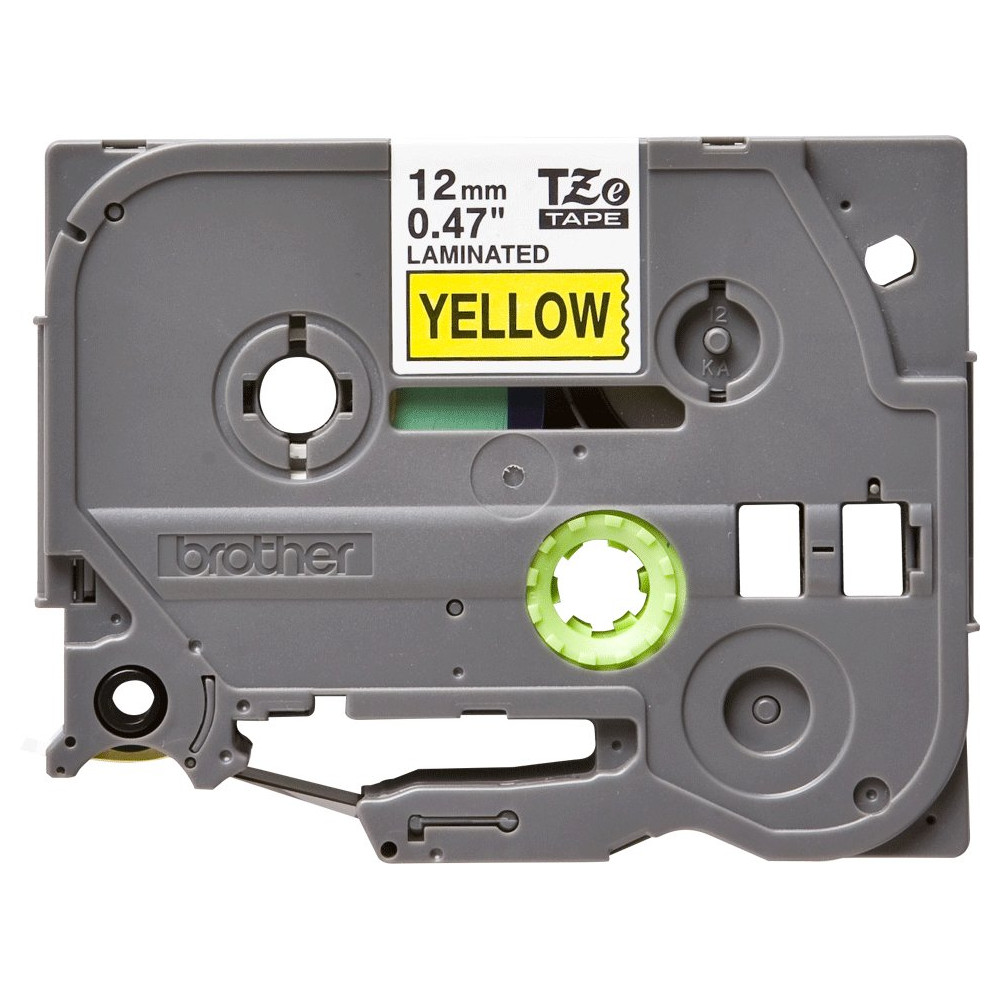 Brother TZE-631 nastro per etichettatrice Nero su giallo