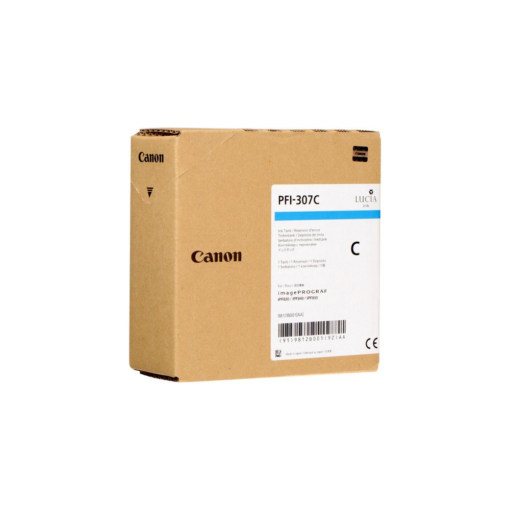 Canon PFI-307C cartuccia d'inchiostro Originale Ciano