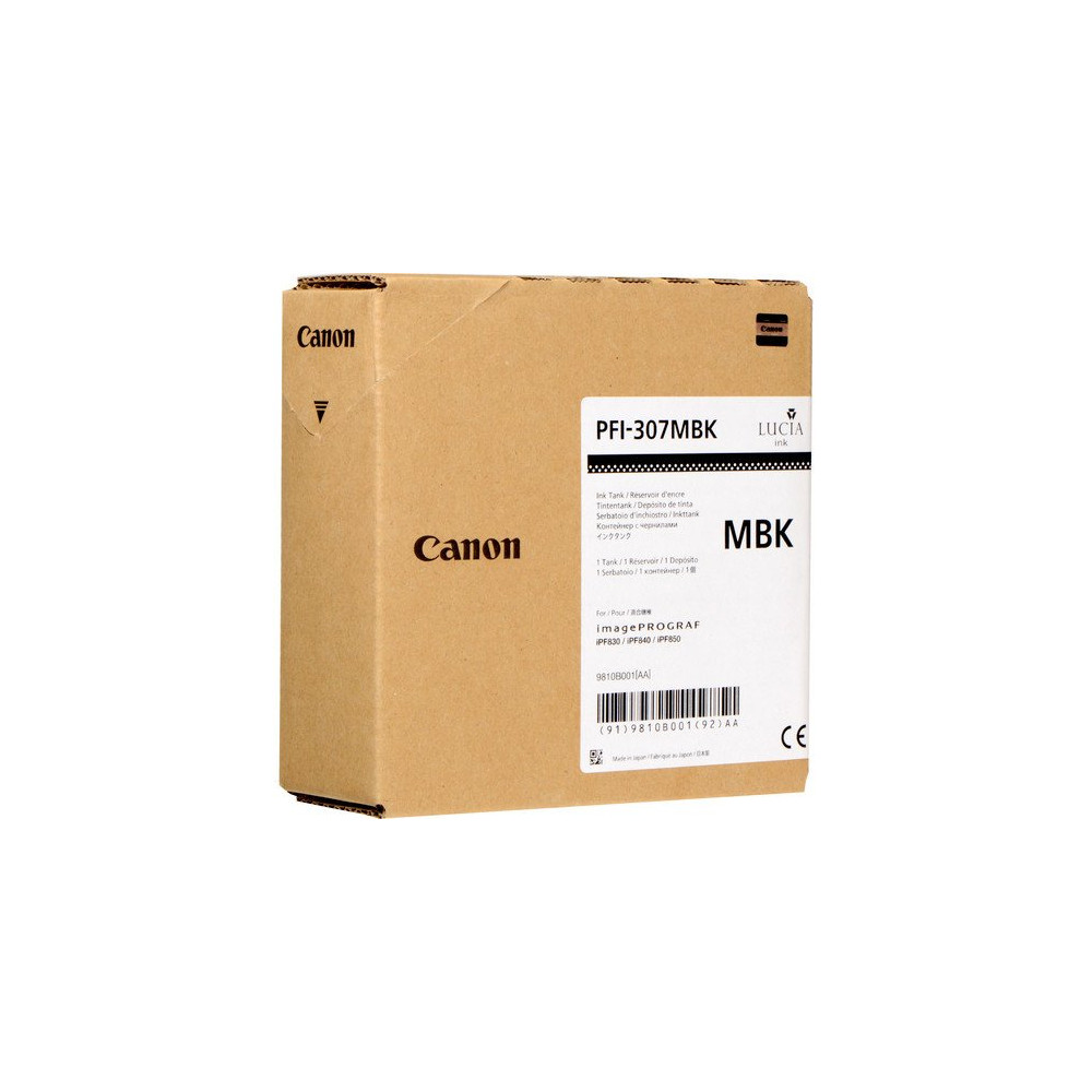 Canon PFI-307MBK cartuccia d'inchiostro Originale Nero