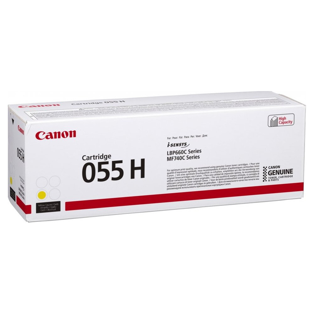 Canon 055H cartuccia toner 1 pz Originale Giallo