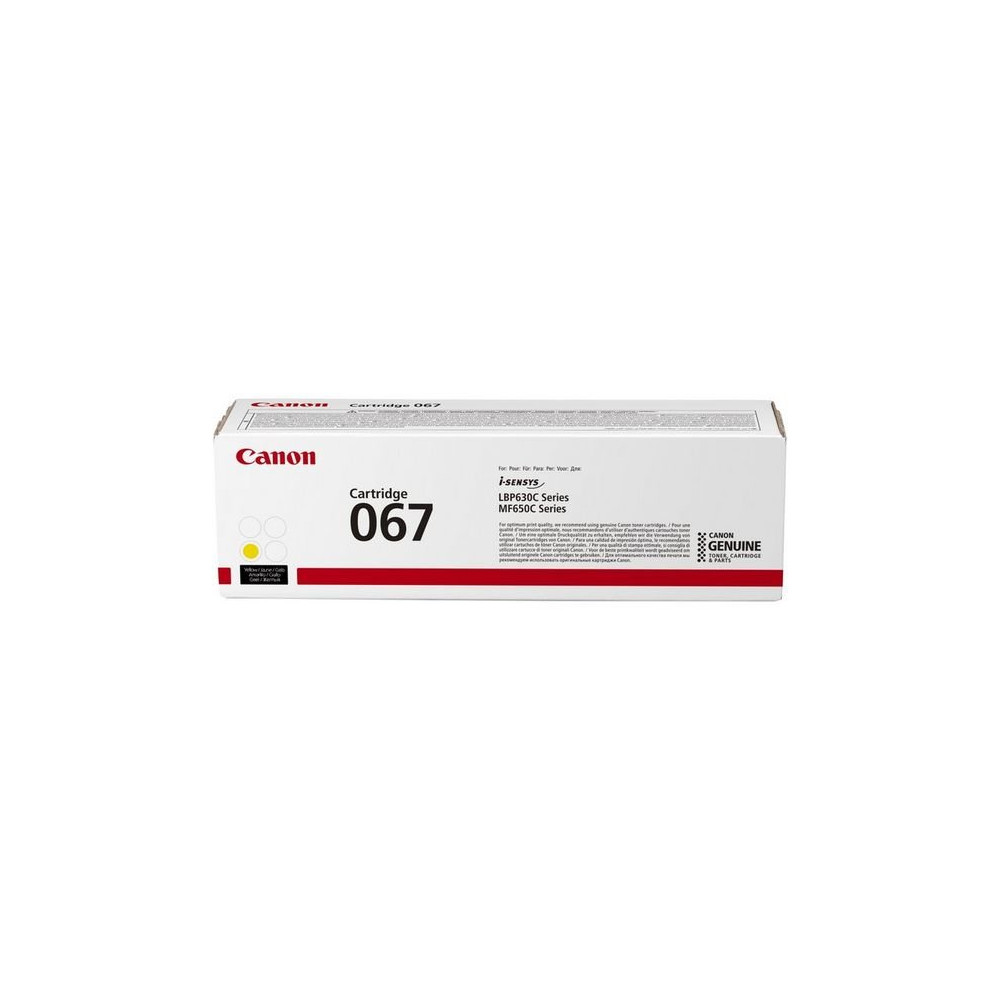 Canon 067 cartuccia toner 1 pz Originale Giallo