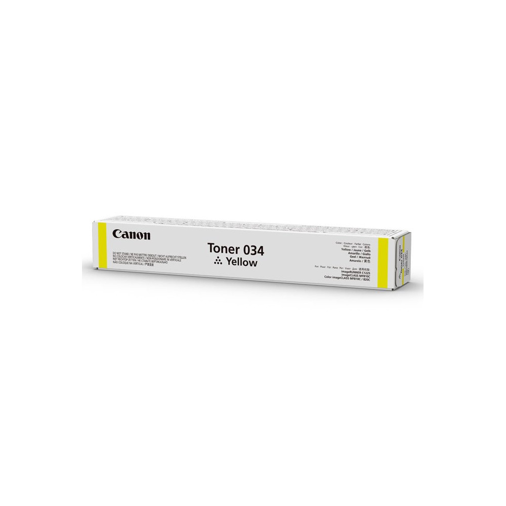 Canon 034 cartuccia toner 1 pz Originale Giallo