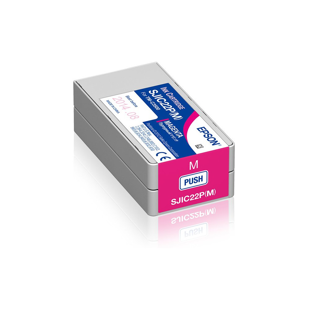 Epson SJIC22P(M): Ink cartridge for ColorWorks C3500 (Magenta)