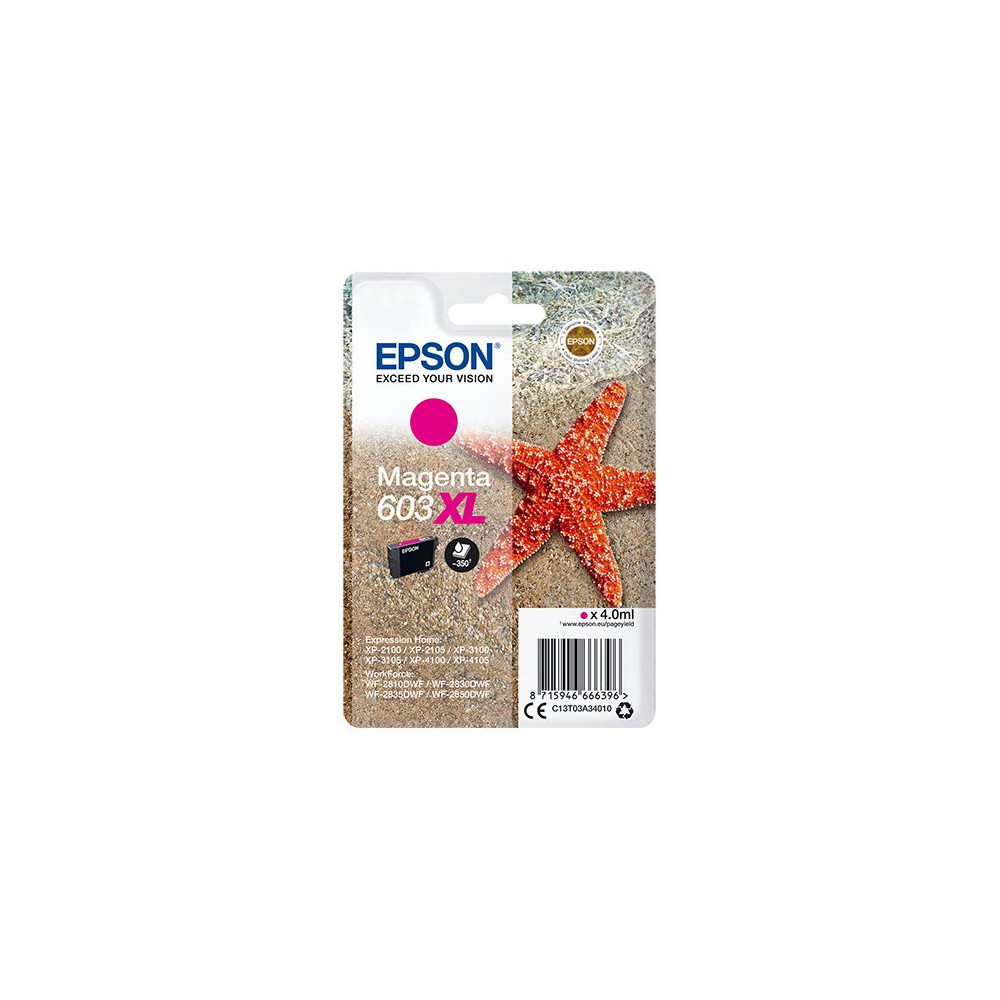 Epson Singlepack Magenta 603XL Ink