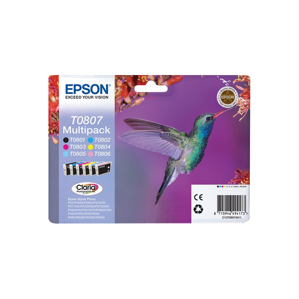 Epson Hummingbird Multipack a 6 colori