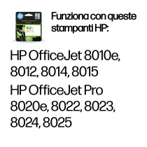 HP Cartuccia di inchiostro giallo originale 912XL ad alta capacità