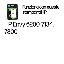 HP Confezione da 2 cartucce di inchiostro nero/in tricromia originali 303