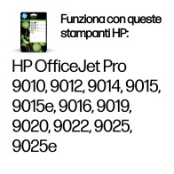 HP Confezione da 4 cartucce di inchiostro nero, ciano, magenta, giallo originali 963