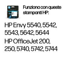 HP Cartuccia originale inchiostro nero 62